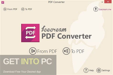 Free get of the Portable Icecream Pdf Conversion 2. 8